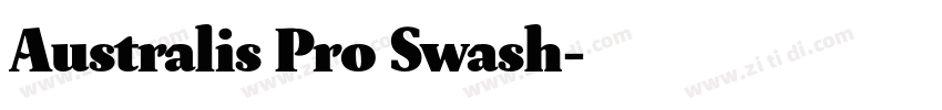 Australis Pro Swash字体转换